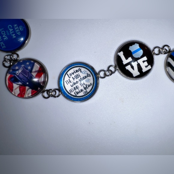 $8 Law Enforcement Bracelet. New. Stainless Steel. $8 if bundled - Picture 4 of 11